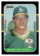 Mickey Tettleton - Oakland Athletics (MLB Baseball Card) 1987 Donruss # 349 NM/MT
