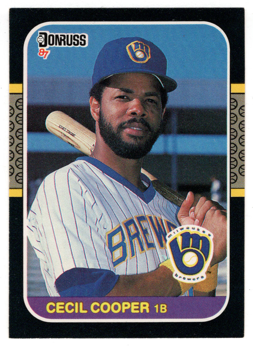 Cecil Cooper - Milwaukee Brewers (MLB Baseball Card) 1987 Donruss # 363 NM/MT