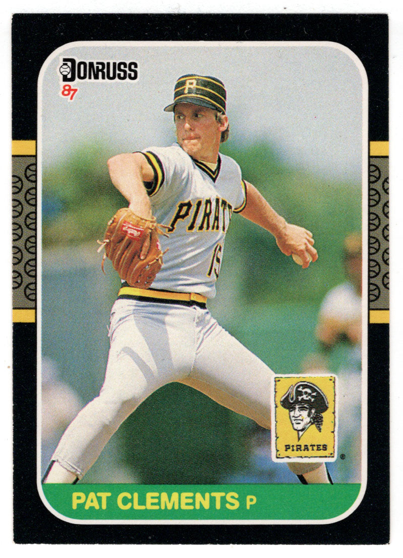 Pat Clements - Pittsburgh Pirates (MLB Baseball Card) 1987 Donruss # 390 NM/MT