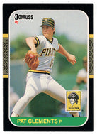 Pat Clements - Pittsburgh Pirates (MLB Baseball Card) 1987 Donruss # 390 NM/MT