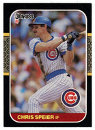 Chris Speier - Chicago Cubs (MLB Baseball Card) 1987 Donruss # 392 NM/MT