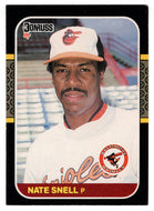 Nate Snell - Baltimore Orioles (MLB Baseball Card) 1987 Donruss # 396 NM/MT