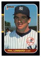 Phil Lombardi RC - New York Yankees (MLB Baseball Card) 1987 Donruss # 401 NM/MT