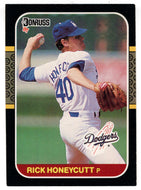 Rick Honeycutt - Los Angeles Dodgers (MLB Baseball Card) 1987 Donruss # 402 NM/MT