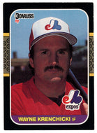 Wayne Krenchicki - Montreal Expos (MLB Baseball Card) 1987 Donruss # 406 NM/MT