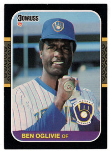 Ben Oglivie - Milwaukee Brewers (MLB Baseball Card) 1987 Donruss # 419 NM/MT