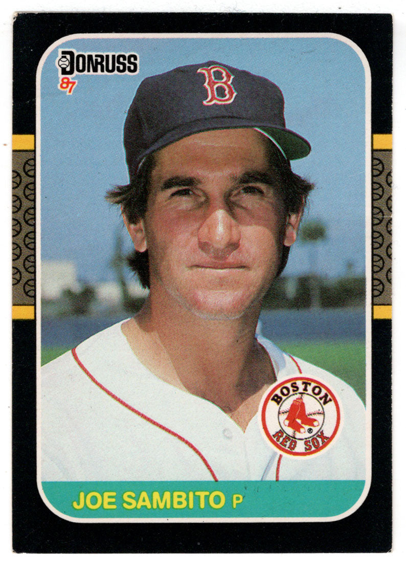 Joe Sambito - Boston Red Sox (MLB Baseball Card) 1987 Donruss # 421 NM/MT