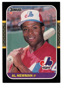 Al Newman RC - Montreal Expos (MLB Baseball Card) 1987 Donruss # 426 NM/MT