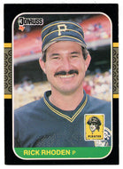 Rick Rhoden - Pittsburgh Pirates (MLB Baseball Card) 1987 Donruss # 435 NM/MT