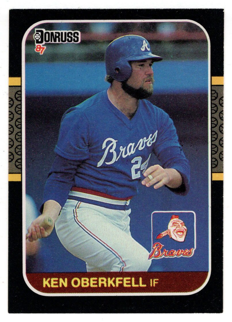 Ken Oberkfell - Atlanta Braves (MLB Baseball Card) 1987 Donruss # 437 NM/MT