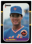 Ed Hearn RC - New York Mets (MLB Baseball Card) 1987 Donruss # 446 NM/MT