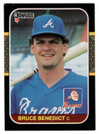 Bruce Benedict - Atlanta Braves (MLB Baseball Card) 1987 Donruss # 448 NM/MT