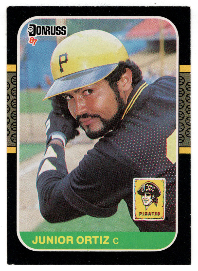Junior Ortiz - Pittsburgh Pirates (MLB Baseball Card) 1987 Donruss # 449 NM/MT