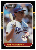 Jeff Hamilton RC - Los Angeles Dodgers (MLB Baseball Card) 1987 Donruss # 464 NM/MT
