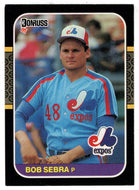 Bob Sebra RC - Montreal Expos (MLB Baseball Card) 1987 Donruss # 468 NM/MT