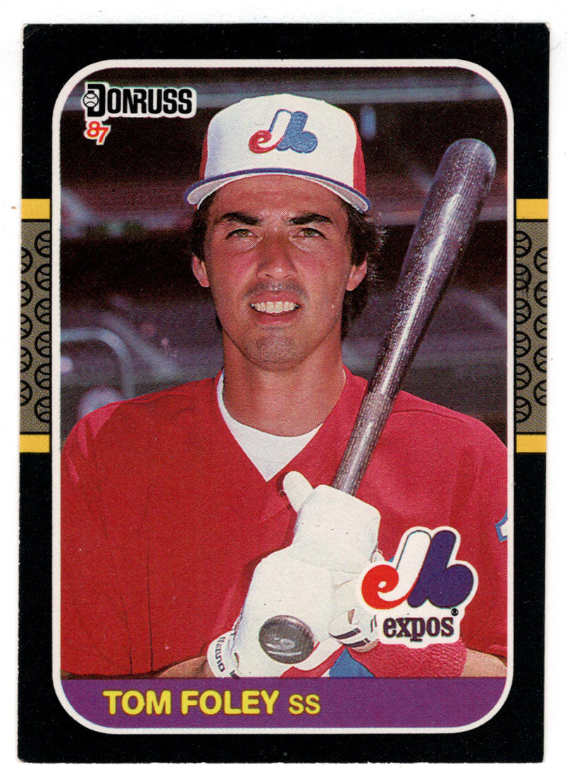 Tom Foley - Montreal Expos (MLB Baseball Card) 1987 Donruss # 505 NM/MT