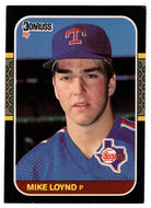Mike Loynd RC - Texas Rangers (MLB Baseball Card) 1987 Donruss # 506 NM/MT
