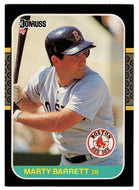 Marty Barrett - Boston Red Sox (MLB Baseball Card) 1987 Donruss # 523 NM/MT