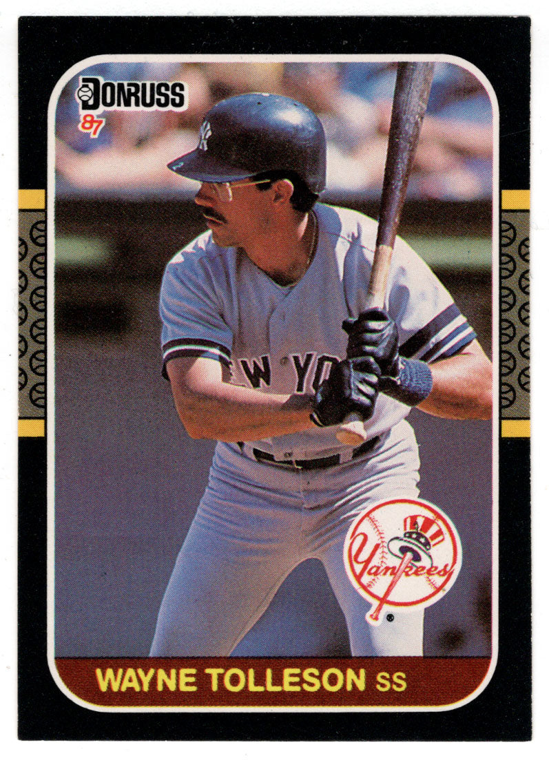 Wayne Tolleson - New York Yankees (MLB Baseball Card) 1987 Donruss # 524 NM/MT