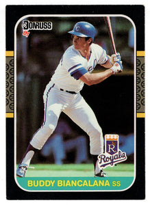 Buddy Biancalana - Kansas City Royals (MLB Baseball Card) 1987 Donruss # 527 NM/MT