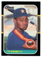 Ty Gainey - Houston Astros (MLB Baseball Card) 1987 Donruss # 533 NM/MT