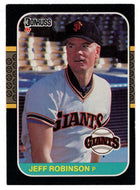 Jeff Robinson - San Francisco Giants (MLB Baseball Card) 1987 Donruss # 559 NM/MT