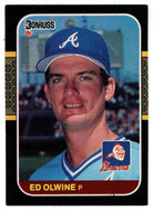 Ed Olwine RC - Atlanta Braves (MLB Baseball Card) 1987 Donruss # 560 NM/MT