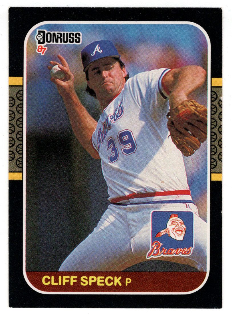 Cliff Speck RC - Atlanta Braves (MLB Baseball Card) 1987 Donruss # 571 NM/MT