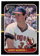 Jerry Narron - California Angels (MLB Baseball Card) 1987 Donruss # 603 NM/MT