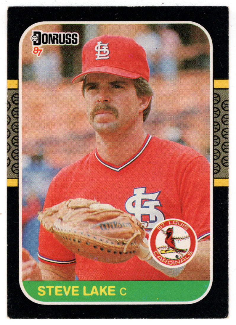 Steve Lake - St. Louis Cardinals (MLB Baseball Card) 1987 Donruss # 604 NM/MT
