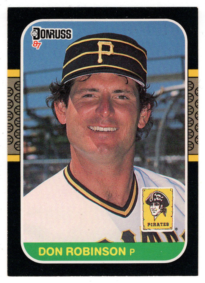Don Robinson - Pittsburgh Pirates (MLB Baseball Card) 1987 Donruss # 608 NM/MT