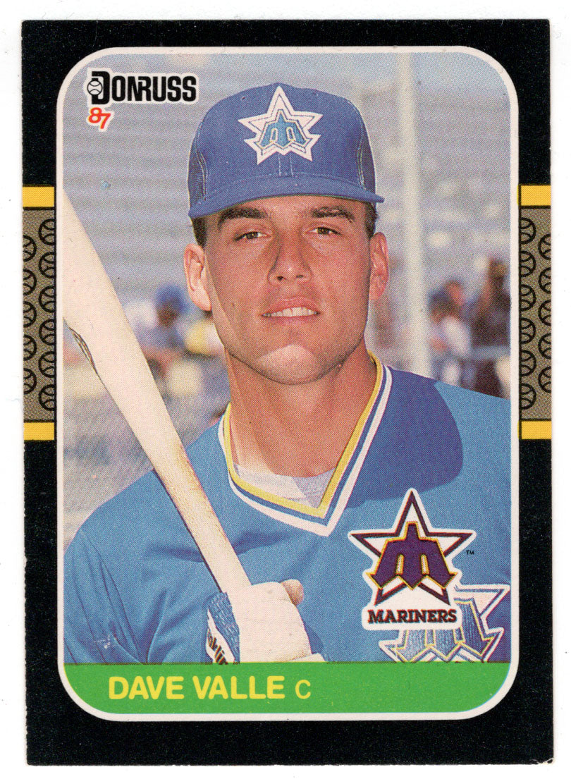 Dave Valle RC - Seattle Mariners (MLB Baseball Card) 1987 Donruss # 610 NM/MT