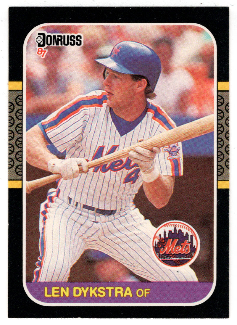 Len Dykstra - New York Mets (MLB Baseball Card) 1987 Donruss # 611 NM/MT