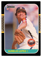 Aurelio Lopez - Houston Astros (MLB Baseball Card) 1987 Donruss # 629 NM/MT