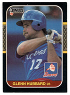 Glenn Hubbard - Atlanta Braves (MLB Baseball Card) 1987 Donruss # 634 NM/MT