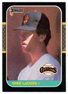 Mike LaCoss - San Francisco Giants (MLB Baseball Card) 1987 Donruss # 636 NM/MT