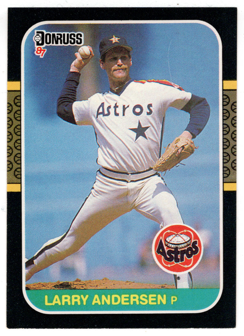 Larry Andersen - Houston Astros (MLB Baseball Card) 1987 Donruss # 640 NM/MT