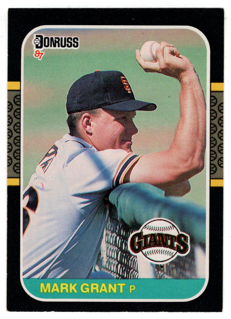 Mark Grant - San Francisco Giants (MLB Baseball Card) 1987 Donruss # 644 NM/MT