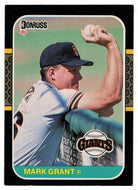 Mark Grant - San Francisco Giants (MLB Baseball Card) 1987 Donruss # 644 NM/MT