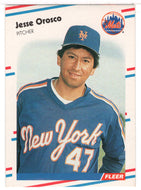 Jesse Orosco - New York Mets (MLB Baseball Card) 1988 Fleer # 148 Mint