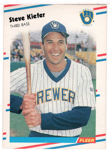 Steve Kiefer - Milwaukee Brewers (MLB Baseball Card) 1988 Fleer # 167 Mint