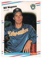 Bill Wegman - Milwaukee Brewers (MLB Baseball Card) 1988 Fleer # 177 Mint