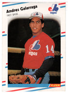 Andres Galarraga - Montreal Expos (MLB Baseball Card) 1988 Fleer # 184 Mint