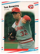 Tom Browning - Cincinnati Reds (MLB Baseball Card) 1988 Fleer # 228 Mint