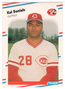 Kal Daniels - Cincinnati Reds (MLB Baseball Card) 1988 Fleer # 230 Mint