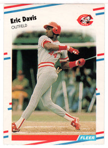 Eric Davis - Cincinnati Reds (MLB Baseball Card) 1988 Fleer # 231 Mint