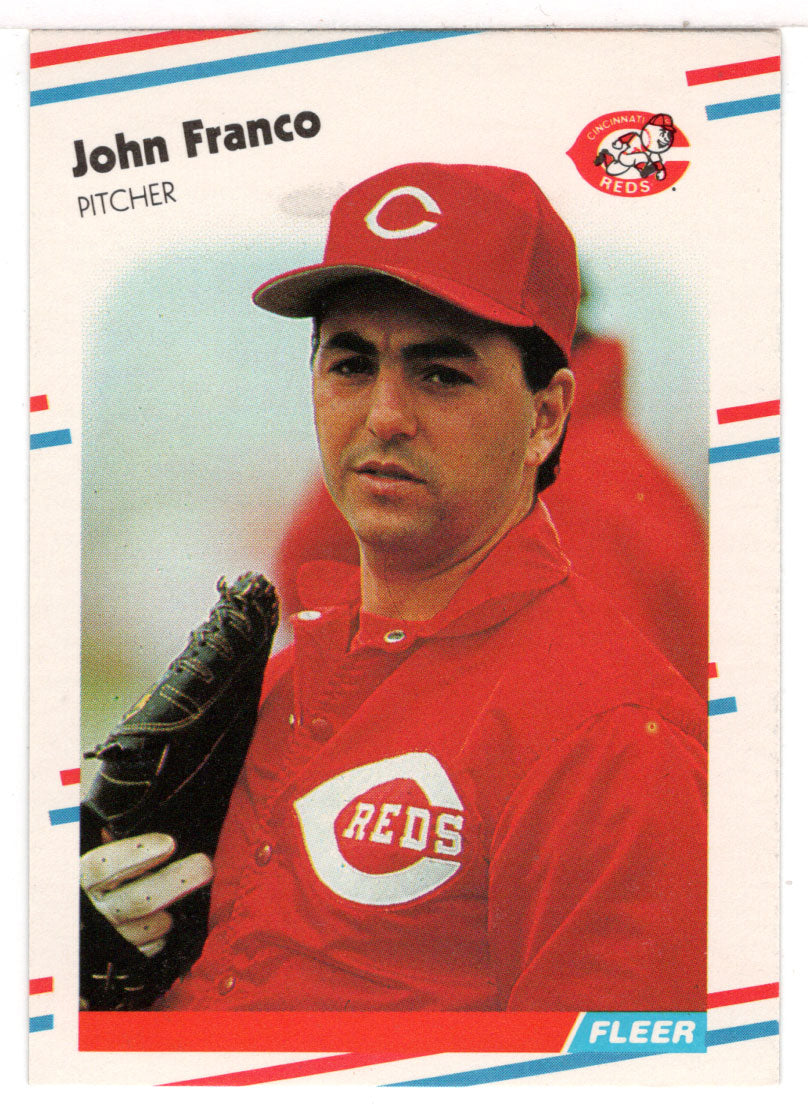 John Franco - Cincinnati Reds (MLB Baseball Card) 1988 Fleer # 234 Mint