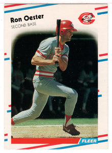 Ron Oester - Cincinnati Reds (MLB Baseball Card) 1988 Fleer # 242 Mint