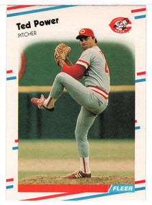 Ted Power - Cincinnati Reds (MLB Baseball Card) 1988 Fleer # 245 Mint