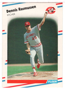 Dennis Rasmussen - Cincinnati Reds (MLB Baseball Card) 1988 Fleer # 246 Mint